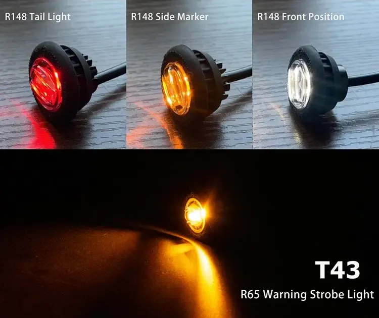 Nueva innovación luminosa, luz de advertencia integrada con luz de posición.